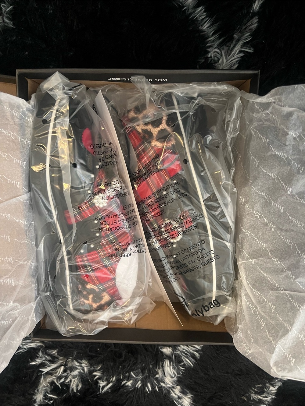 Betsey Johnson Simonee - Red Plaid Patent Oxford Loafers - 10 - Picture 6 of 10